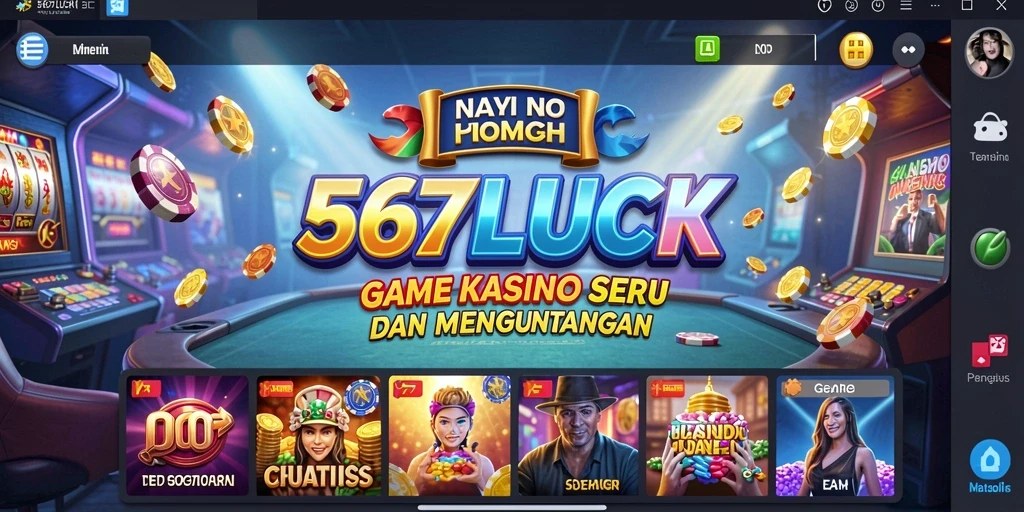 Tampilan menarik dari gameplay Kasino 567LUCK.