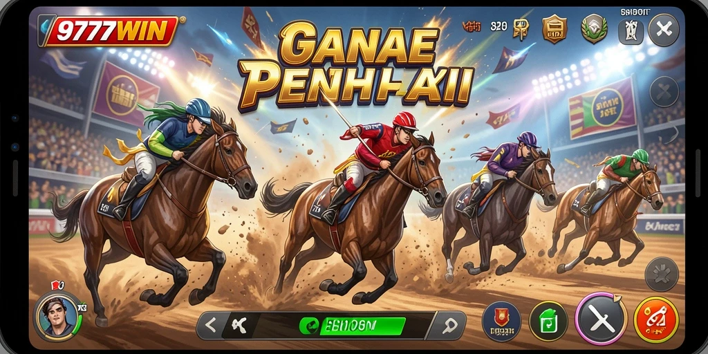 Screenshot gameplay 9777WIN menampilkan balapan yang menegangkan dan grafis yang memukau.