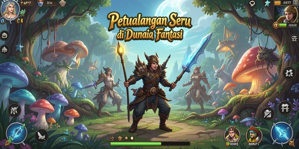 Tampilan gameplay seru API77 dengan suasana petualangan yang memukau.
