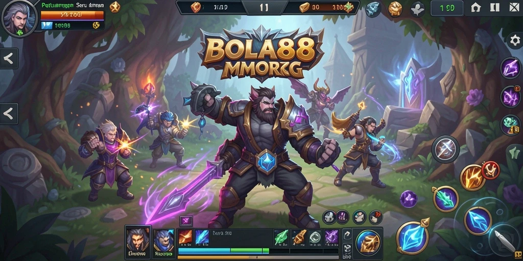 Tampilan gameplay BOLA88 yang menakjubkan dalam dunia MMORPG.