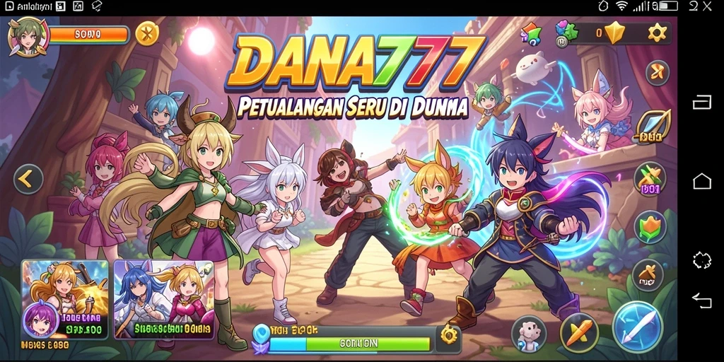 Tampilan gameplay DANA777 yang epik dan penuh aksi.