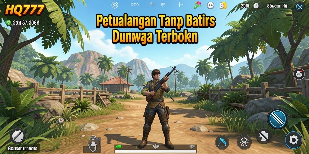 Tangkapan layar menampilkan eksplorasi yang mendalam di dunia Open World.