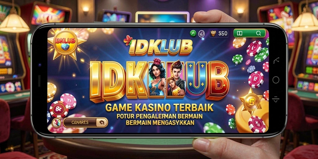 Screenshot IDKLUB yang memperlihatkan gameplay menegangkan di kasino.