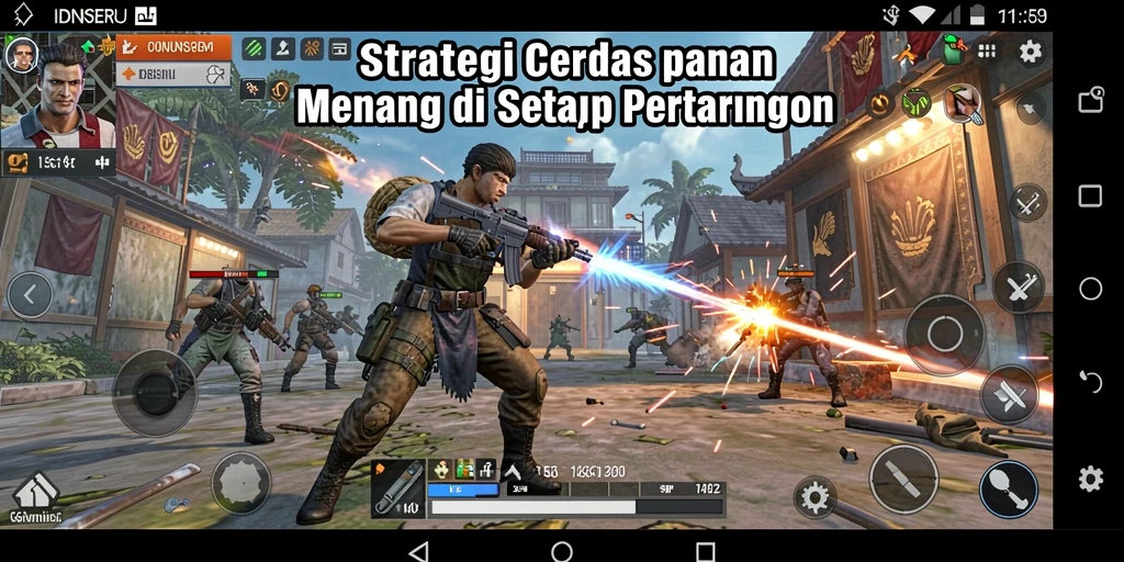 Tampilan gameplay menarik dan penuh aksi dari IDNSERU.