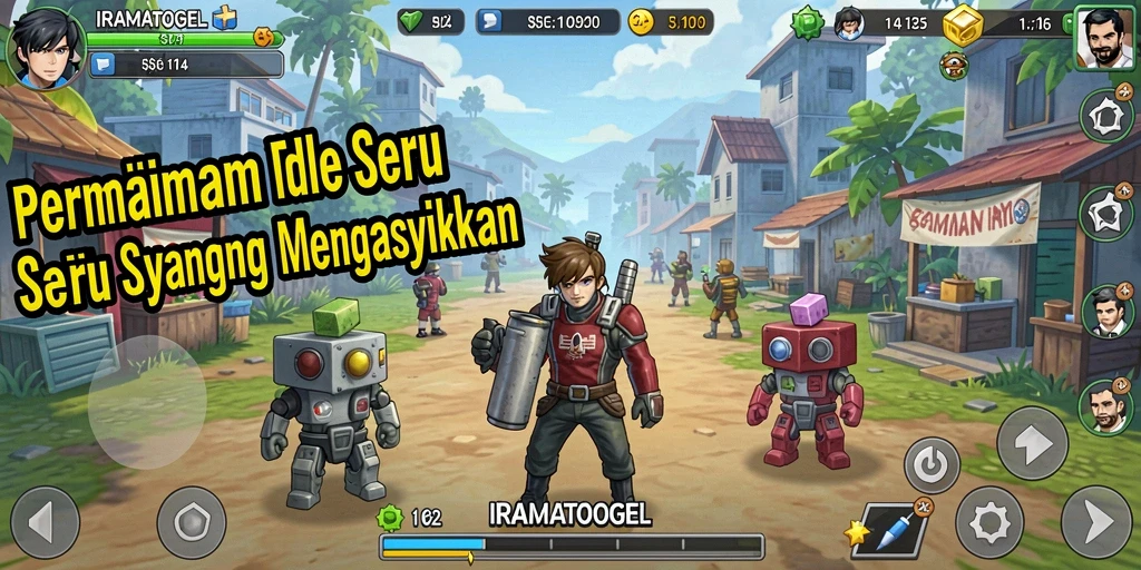 Tampilan menarik dalam gameplay <strong>IRAMATOGEL</strong> yang menenangkan.