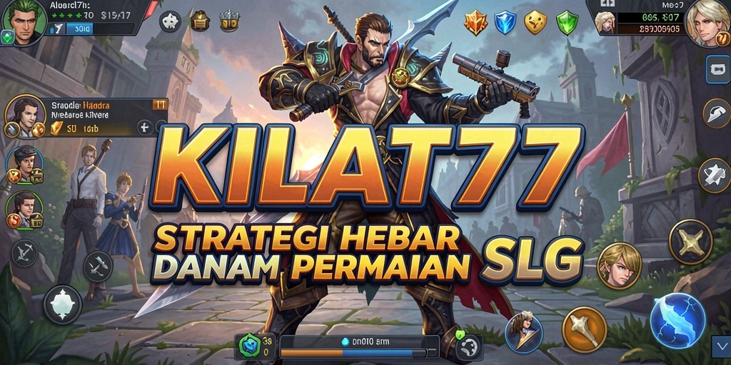 Tampilan menarik dari permainan SLG KILAT77 yang penuh strategi.