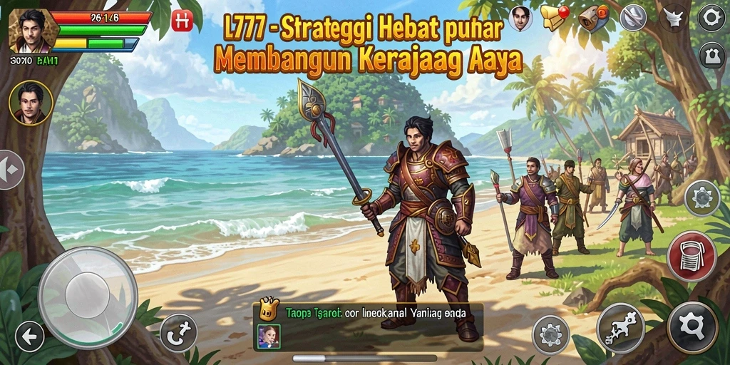 Tampilan spektakuler dari gameplay L777 yang seru.
