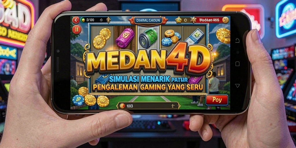 Tampilan gameplay MEDAN4D dengan grafik menarik dan interaksi seru.
