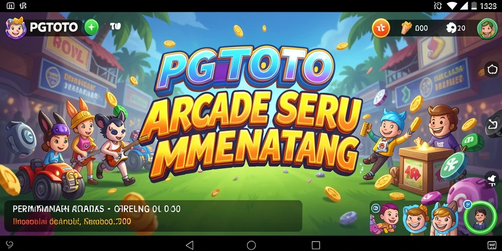 Screenshot PGTOTO menampilkan gameplay seru di level yang menantang.