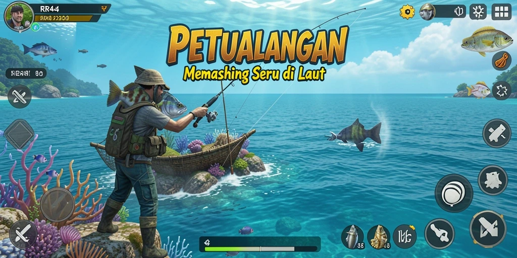 Tangkapan ikan besar di permainan RR44 yang seru.