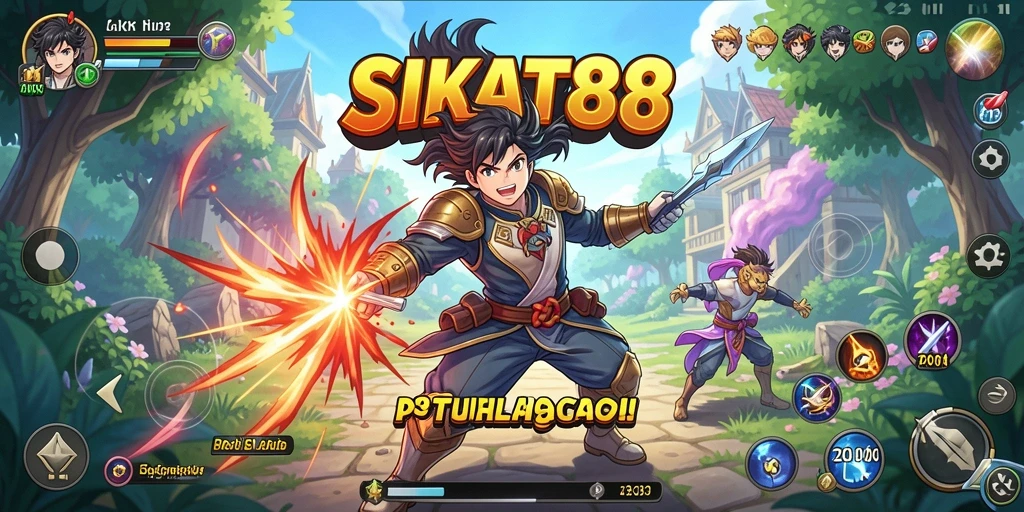 Tampilan gameplay SIKAT88 yang seru dan penuh aksi.