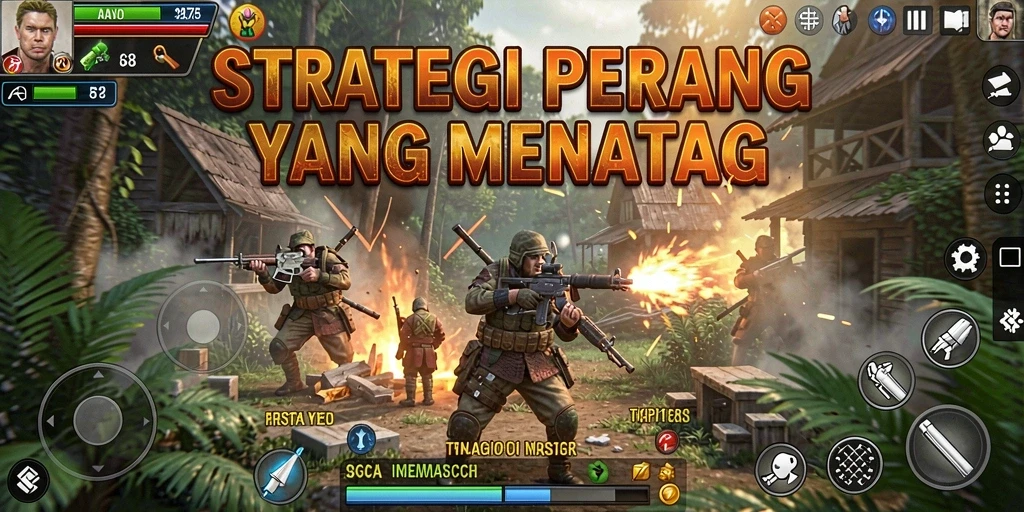 Tampilan gameplay yang menegangkan dalam TKP188, strategi dan taktik yang mendalam.