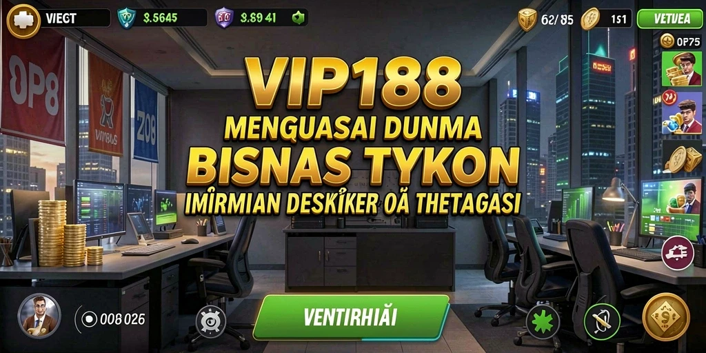 Tampilan gameplay Tycoon yang menarik dari VIP188.