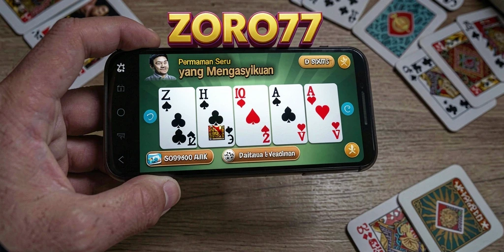 Tampilan gameplay seru dari ZORO77 dengan grafis menarik.